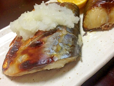 簡単！鯖の大根おろし焼き(生塩糀味）